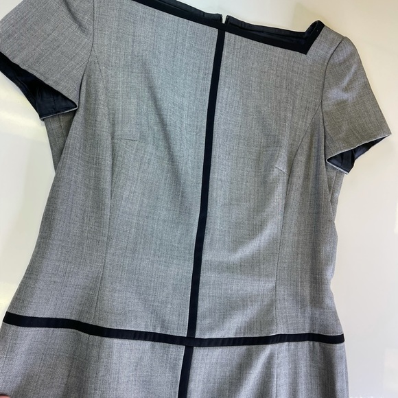 Escada Wool Dress Sheath Gray Women Size 36 US 4 - Picture 9 of 10